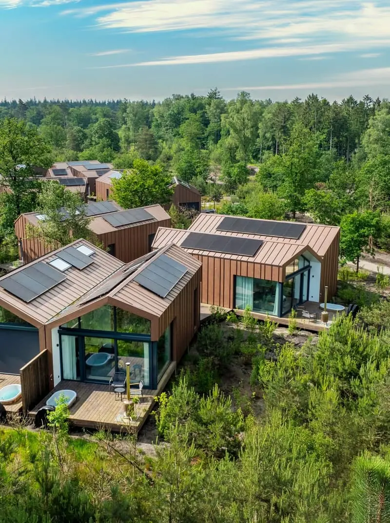 Parcs de vacances en Belgique avec chalets, bungalows et lodges